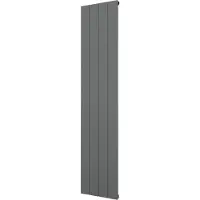 Eastbrook Rosano verticale aluminium radiator 37,5x180cm mat antraciet 1264Watt