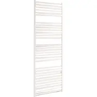 Eastbrook Velor handdoekradiator 60x120cm aluminium 838W wit mat