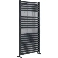 Eastbrook Velor handdoekradiator 50x120cm aluminium 699W antraciet