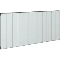 Eastbrook Vesima horizontale aluminium verwarming 60x120,3cm Mat wit 1584 watt