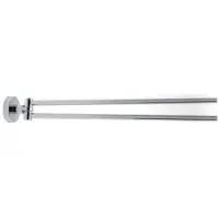 Eastbrook Genoa messing handdoekbeugel draaibaar chroom