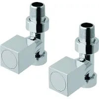 Eastbrook Valve Square radiator aansluitset recht