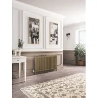 Eastbrook Rivassa 2 koloms radiator 115x60cm staal 1573W brons