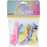 Free and Easy Ballonnen Macaron 25 Cm Latex 10 Stuks