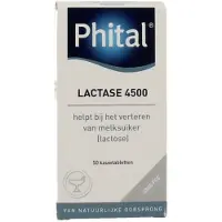 Phital Lactase 4500 - 50 kauwtabletten aardbei