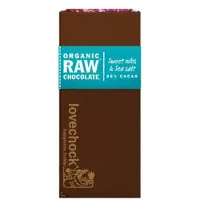 Lovechock 3x Sweet Nibs & Sea Salt Bio 70 gr