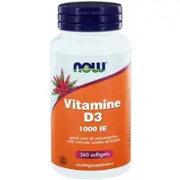 Now 2x Vitamine D3 1000 Ie 360 Stuks