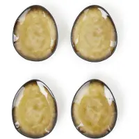 Serax - Pascale Naessens Pure - Ovaal Bord S - Groen - 4 stuks