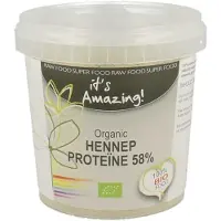 Its Amazing Organic Hennep Proteine 58%