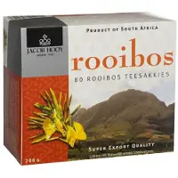 Jacob Hooy Rooibosthee sakkies 80 zakjes