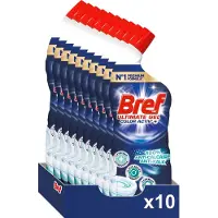 Bref Toiletreiniger - Ultimate Gel Color Actief + Ocean - Voordeelverpakking 10x700ml