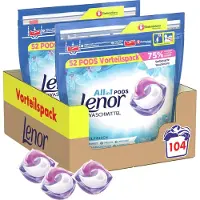 Lenor All in 1 Wasmiddel Pods April Fris - 2x52 Wasbeurten - Voordeelverpakking