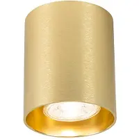 QAZQA Slimme spot goud incl. WiFi GU10 - Tubo