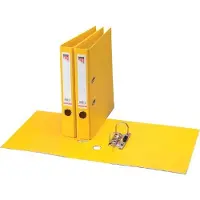 Quantore Ordner A4 50mm PP geel - 5 stuks