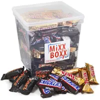 Mars Chocolade Box van 110 stuks miniaturen - 2200g - , Snickers, Twix
