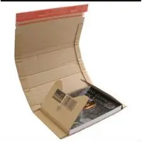 Thema party 10x Boekverpakking 270x190x-80mm varierend hoogte