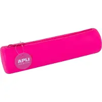 APLI Etui siliconen fluor roze - 21,5 cm
