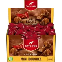 Côte d'Or Côte d’Or - Mini Bouchée Melkchocolade - 106 chocolaatjes – Voordeelverpakking van 1 kg - Chocolade voor bij de koffie