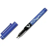 Pilot Boligrafo de tinta líquida V Sign Pen Blauw 0,6 mm (12 Stuks)