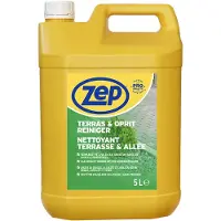 Zep Terras & Oprit Reiniger 5 L – Geconcentreerde Reiniger voor Olie- en Vetvlekken op Beton, Tegels en Asfalt – Ook met Hogedrukreiniger te Gebruiken – Voordeelverpakking