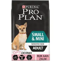 Purina Pro Plan 4x Hondenvoer Droog Adult Small & Mini Sensitive Skin Zalm 3 kg