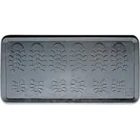 Esschert Design Rubber Mat Laarzenmat Zwart 40 X 80 X 2,2 Cm