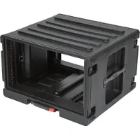SKB 1SKB-R6UW 6U Rolling Roto Rack 19 inch flightcase trolley 6U