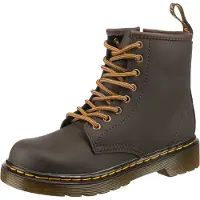 Dr. Martens Boots - 1460 J Wildhorse Lampen - Dark Brown - - 32 - Stiefel