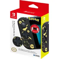 Hori Officieel licensed D-Pad Controller - Officieel Gelicenseerd - Geschikt voor Nintendo Switch - Pikachu Zwart/Goud design