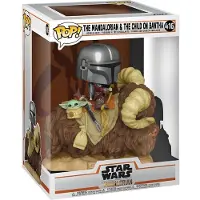 Funko POP! Pop Star Wars: The Mandalorian & The Child on Bantha Pop #416