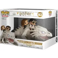 Funko POP! Harry Potter Harry, Hermine & Ron Riding Gringotts Dragon (Pop! Rides Super Deluxe) vinylfiguur 93 Unisex Pop! - Neutraal - Standard