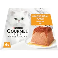 Gourmet 6x Revelations Kattenvoer Nat Mousse Kip 4 x 57 gr