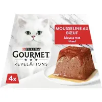 Gourmet 6x Revelations Kattenvoer Nat Mousse Rund 4 x 57 gr