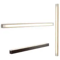 Tunto LED28 wand/plafondlamp Casambi (Bluetooth) | Oak stained black | 1000 mm