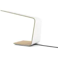Tunto LED1 Desk Inside Birch - Outside White
