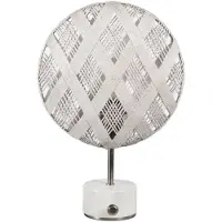 Forestier Design tafellamp Chanpen S, dimbaar, wit / opaal, Woon-/ Eetkamer, Design, tafellamp