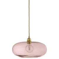Ebb & Flow Glazen hanglamp Horizon, dimbaar, paars / roze / rose, Woon-/ Eetkamer, Glas, Scandinavisch, hanglamp