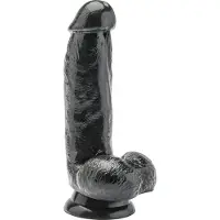 ToyJoy - Get Real Dildo met Ballen 15 cm Zwart