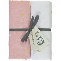 Briljant Baby Multidoek Hydrofiel 120x120 Sunny Roze 2st
