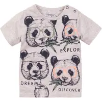 VGT Dirkje Panda Maat 68 Grijs T-shirt E38621-35 Z21