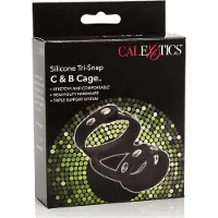 Calexotics Tri-Snap C&B Cage Cockring En Ballstretcher