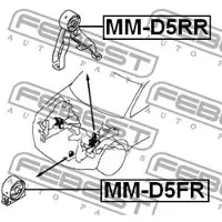 FEBEST MM-D5RR Motorsteunlager