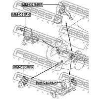 FEBEST MM-CS3MFR Motorsteunlager