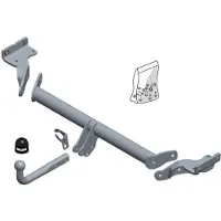 BRINK Vaste trekhaak 613700 Brink voor o.a. HYUNDAI, KIA