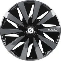 Sparco Wieldoppen Lazio - 15 inch - Zwart/Grijs