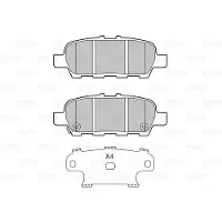 Valeo 601331 Remblokken