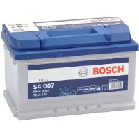 Bosch S4 007 Blue Accu 72 Ah voor o.a. ALFA ROMEO, AUDI, BENTLEY, BMW, CADILLAC, CHRYSLER, FERRARI, FORD, FORD USA, HONDA, JEEP, LAND ROVER, LDV, MASERATI, MG, NISSAN, OPEL, PORSCHE, RENAULT, ROVER, SAAB, SEAT, SUZUKI, VOLKSWAGEN, VOLVO