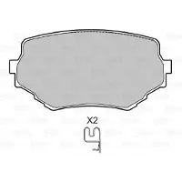 Valeo 598534 Remblokken