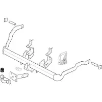 BRINK Vaste trekhaak 408600 Brink voor o.a. NISSAN, RENAULT