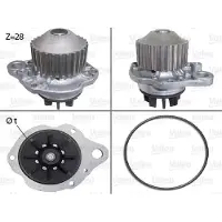 Valeo 506643 Waterpomp